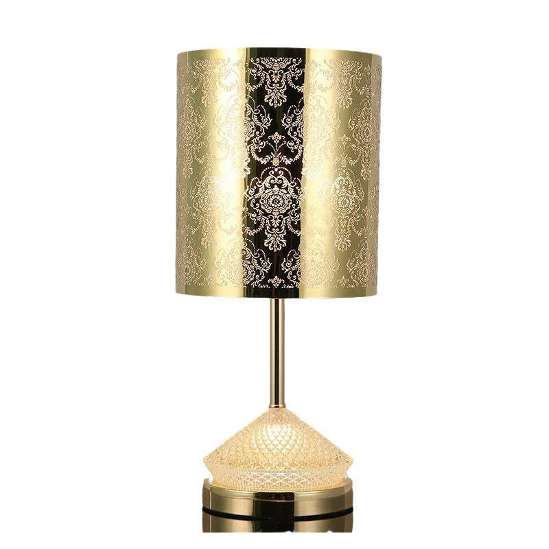 Transitional Stainless Steel LED Table Lamp