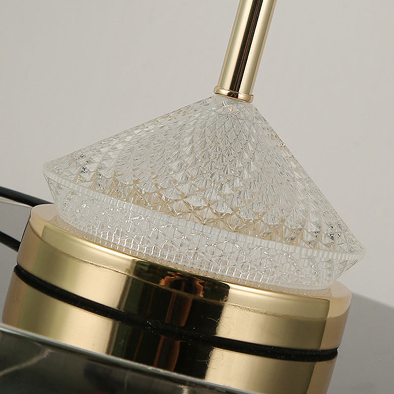 Transitional Stainless Steel LED Table Lamp