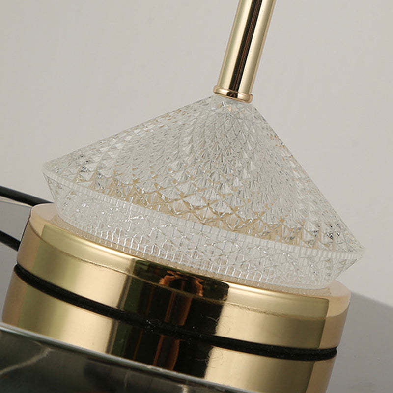 Transitional Stainless Steel LED Table Lamp