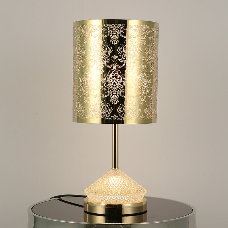 Transitional Stainless Steel LED Table Lamp — Forest / Warm Light(3000K) / 220V-240V For UK/AU