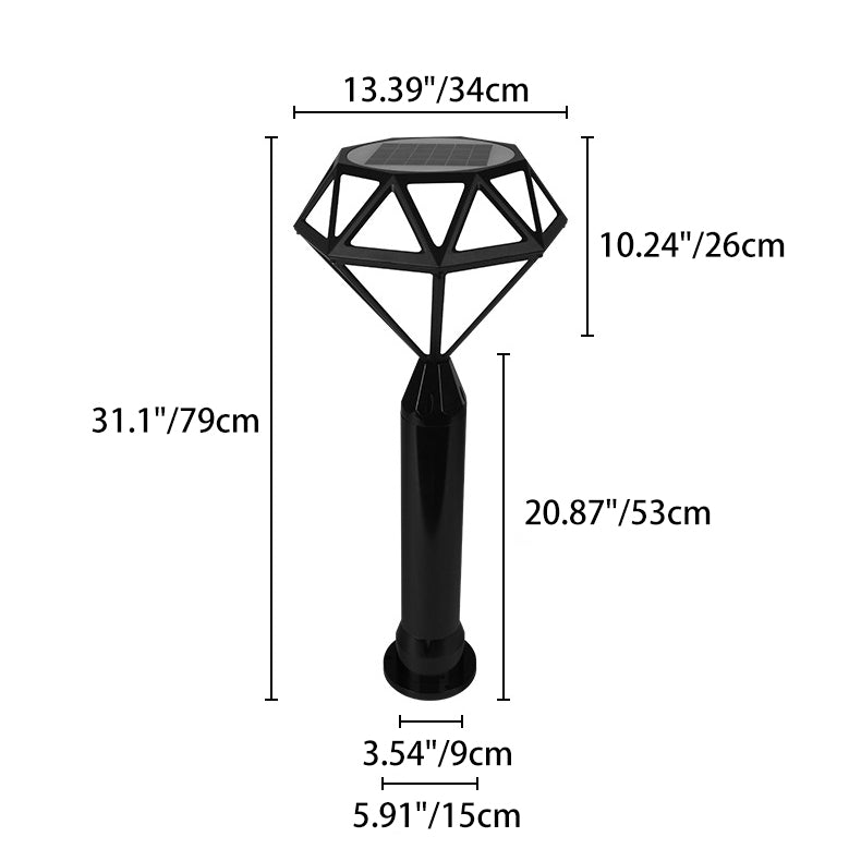Contemporary Solar Waterproof Aluminum