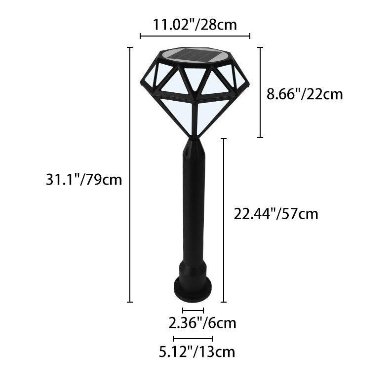 Contemporary Solar Waterproof Aluminum