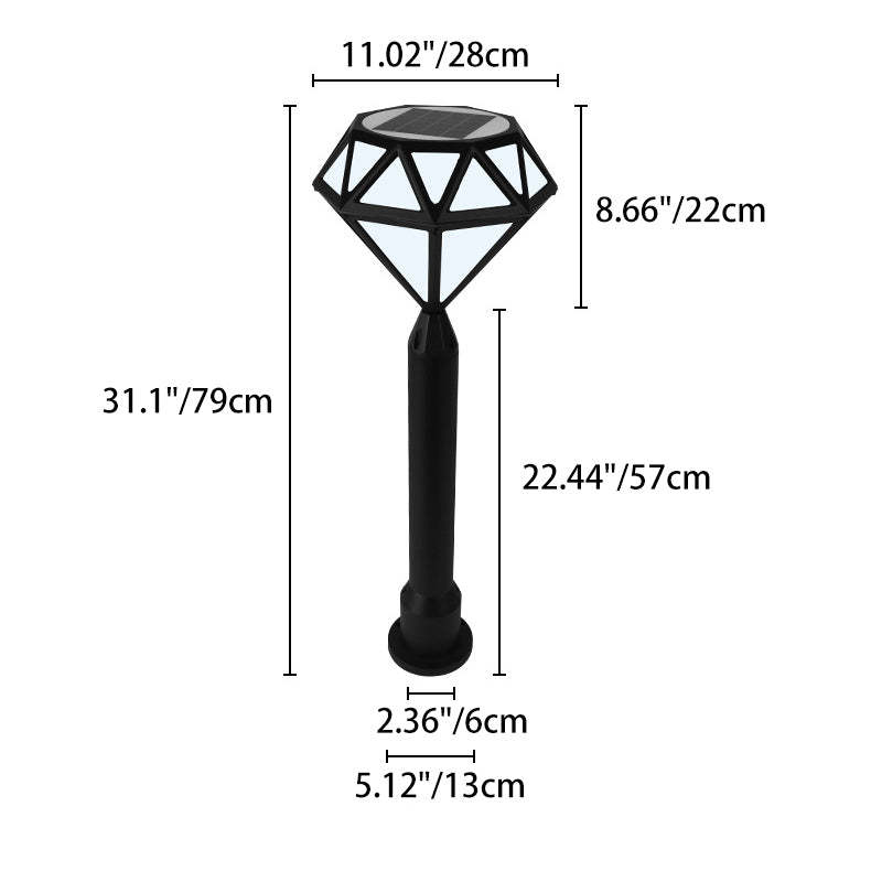 Contemporary Solar Waterproof Aluminum