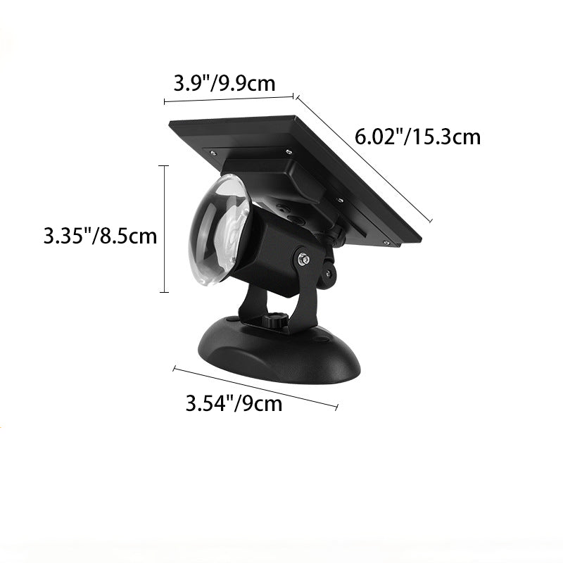 Modern Solar Aluminum Camera-Shaped Outdoor