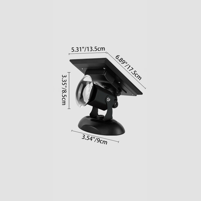 Modern Solar Aluminum Camera-Shaped Outdoor