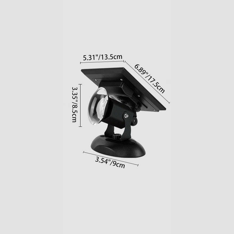 Modern Solar Aluminum Camera-Shaped Outdoor