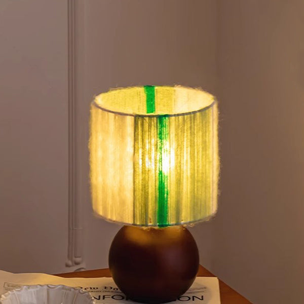 French Oak Table Lamp