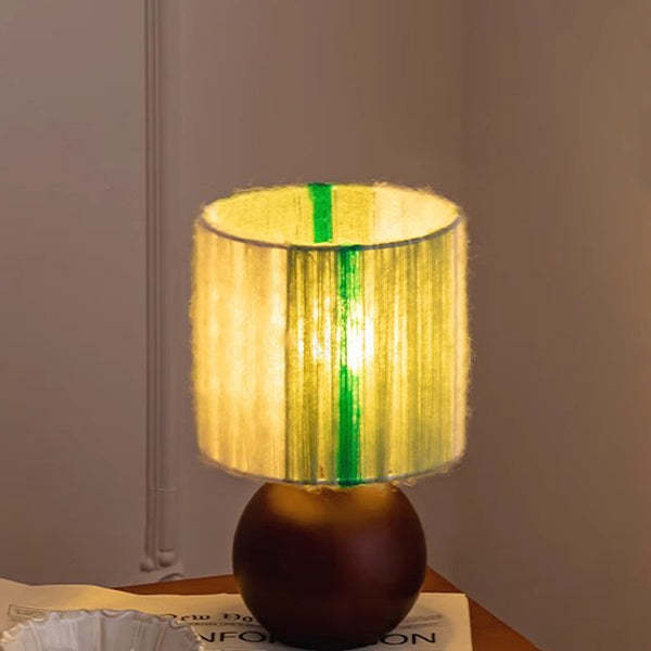French Oak Table Lamp