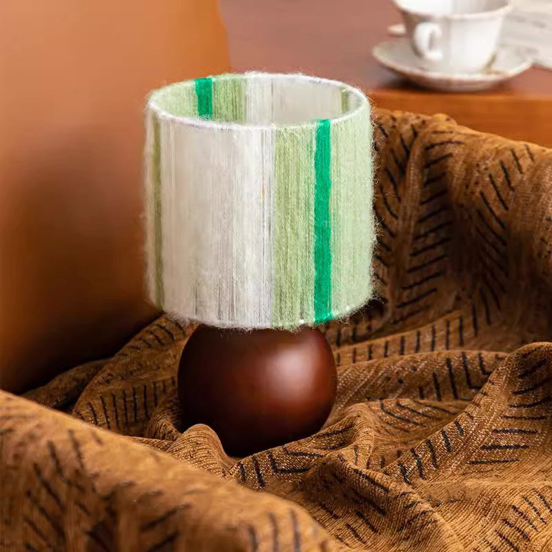 French Oak Table Lamp