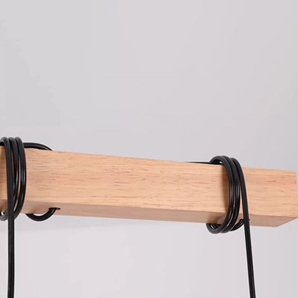 Lighom contemporary island wood chandeliers