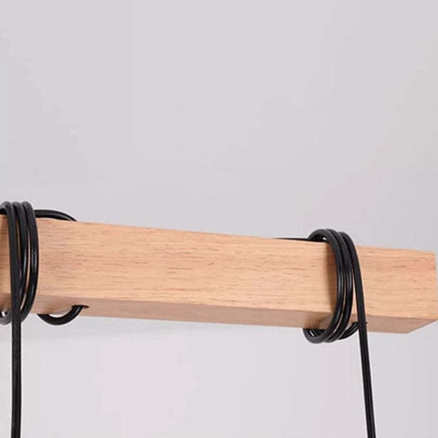 Lighom contemporary island wood chandeliers