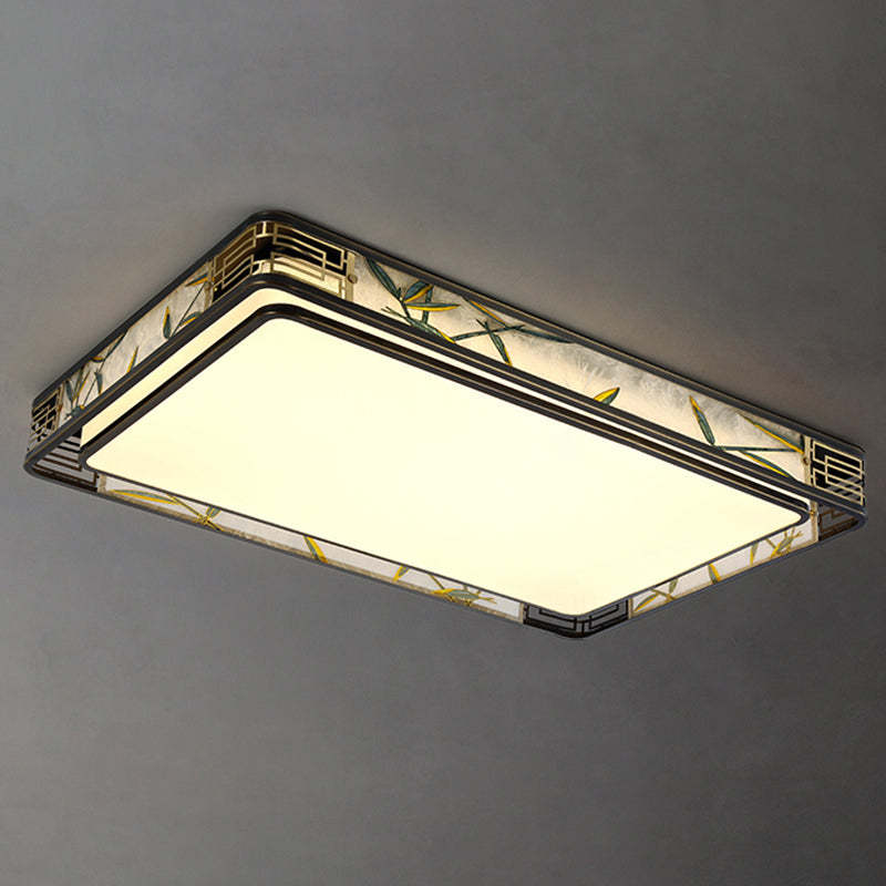 Chinese Brass Flush Mount Light
