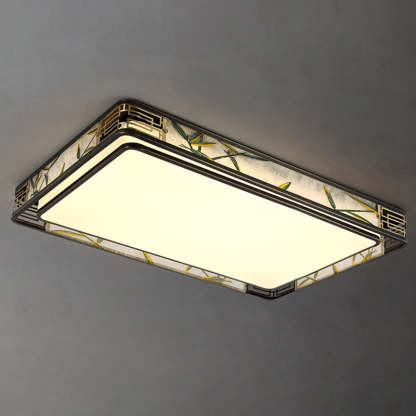 Chinese Brass Flush Mount Light