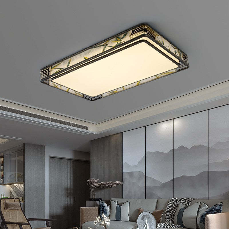 Chinese Brass Flush Mount Light