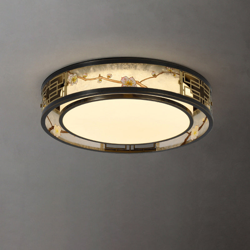 Chinese Brass Flush Mount Light - Rs