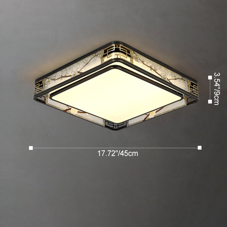 Chinese Brass Flush Mount Light - Rs