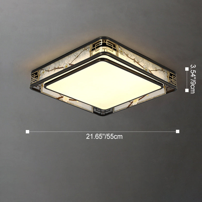 Chinese Brass Flush Mount Light - Rs