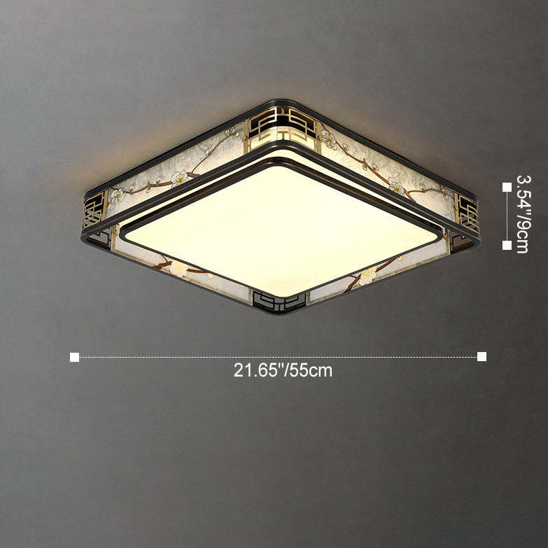 Chinese Brass Flush Mount Light - Rs
