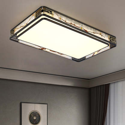 Chinese Brass Flush Mount Light - Rs