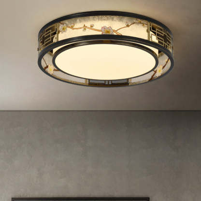 Chinese Brass Flush Mount Light - Rs