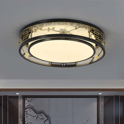 Chinese Brass Flush Mount Light - Rs