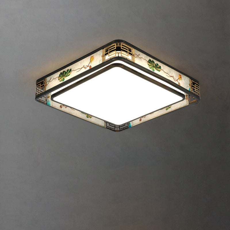 Chinese Brass Flush Mount Light - Rs