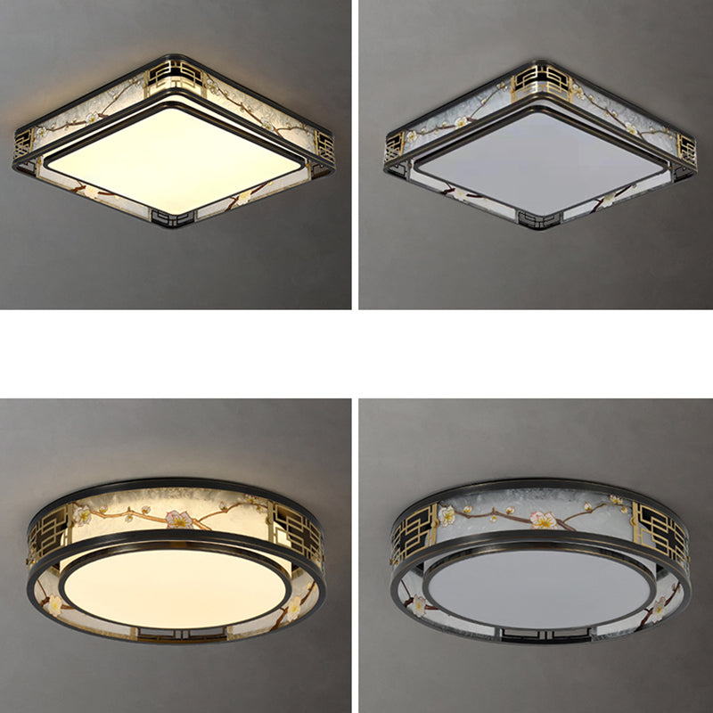 Chinese Brass Flush Mount Light - Rs