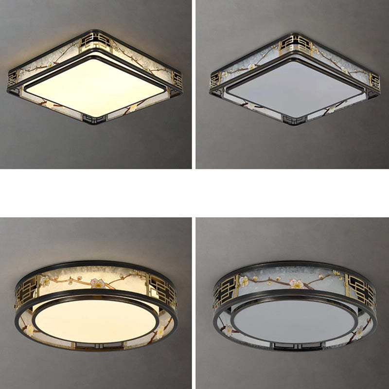 Chinese Brass Flush Mount Light - Rs