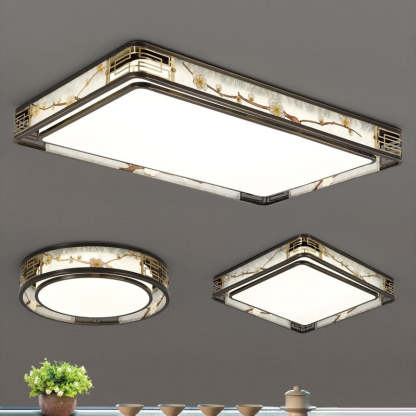 Chinese Brass Flush Mount Light - Rs