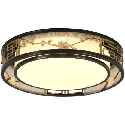Chinese Brass Flush Mount Light - Rs