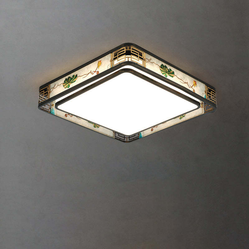 Chinese Brass Flush Mount Light - Rs