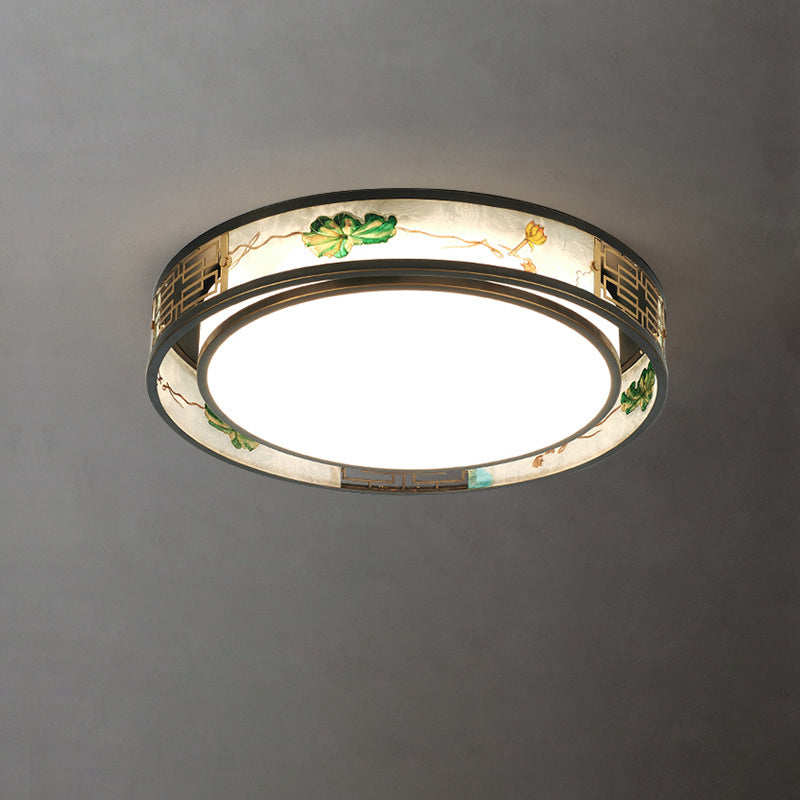 Chinese Brass Flush Mount Light - Rs