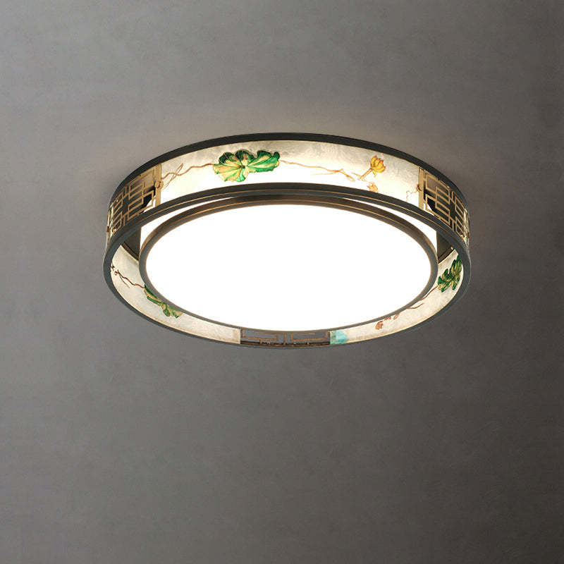 Chinese Brass Flush Mount Light - Rs