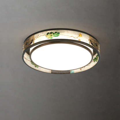 Chinese Brass Flush Mount Light - Rs