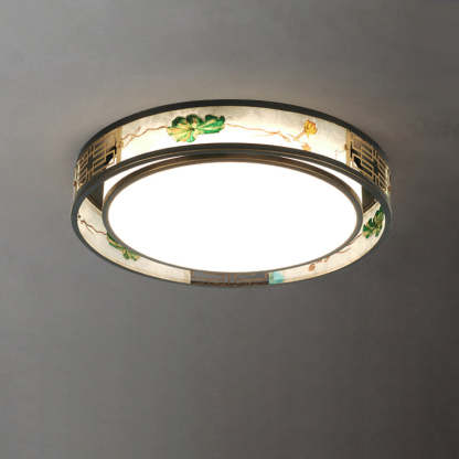 Chinese Brass Flush Mount Light - Rs