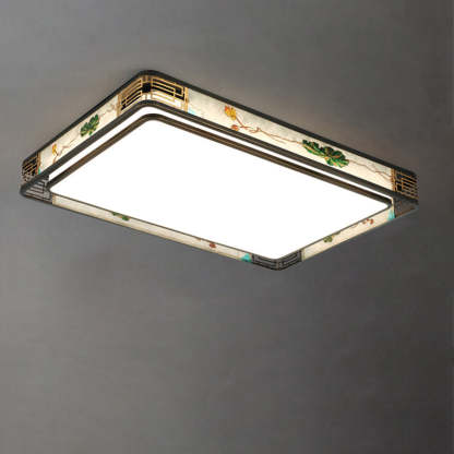 Chinese Brass Flush Mount Light - Rs