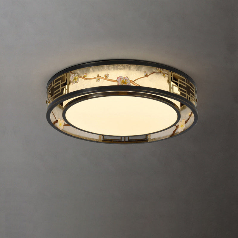 Chinese Brass Flush Mount Light - Rs