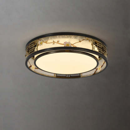 Chinese Brass Flush Mount Light - Rs