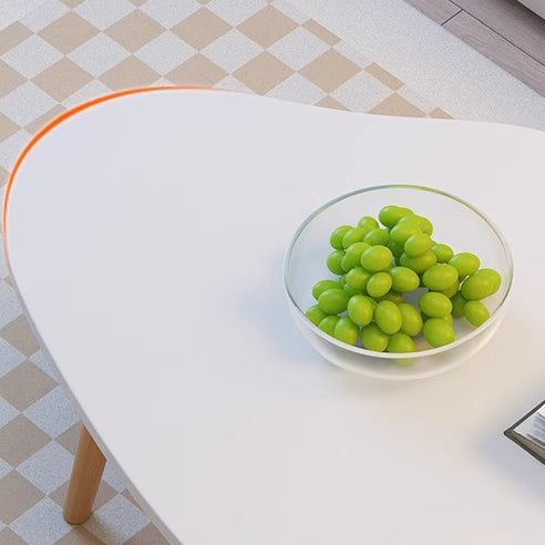 Minimalist Metal Wood Cloud Coffee Table