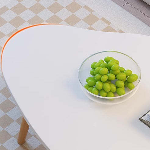 Minimalist Metal Wood Cloud Coffee Table