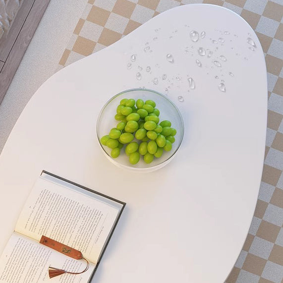 Minimalist Metal Wood Cloud Coffee Table