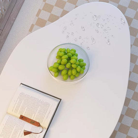 Minimalist Metal Wood Cloud Coffee Table