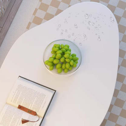 Minimalist Metal Wood Cloud Coffee Table