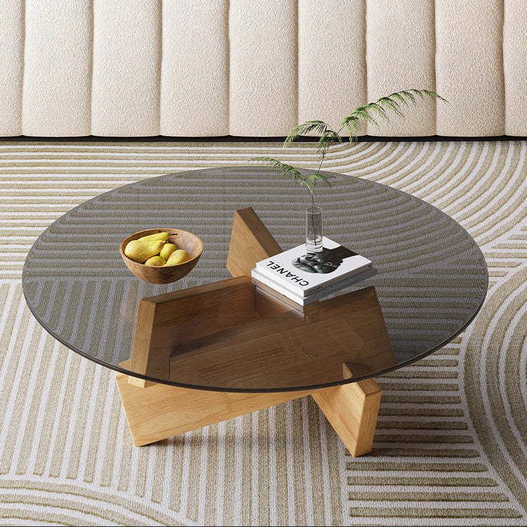 Minimalist Wood Nightstand — Walnut