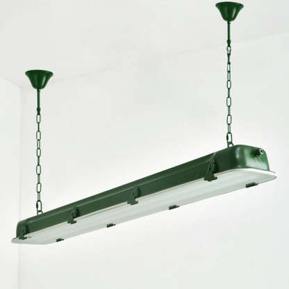 Industrial Iron Rectangular LED Island Chandelier