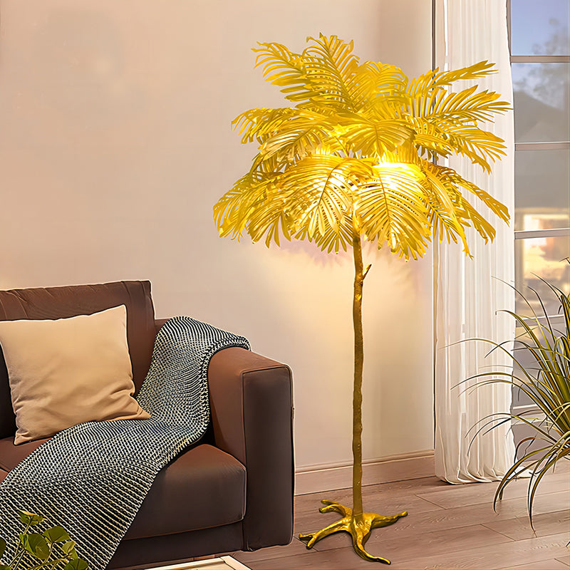 Nordic Tree Fabric Resin Floor Lamp