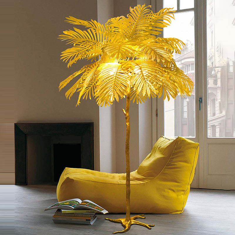 Nordic Tree Fabric Resin Floor Lamp