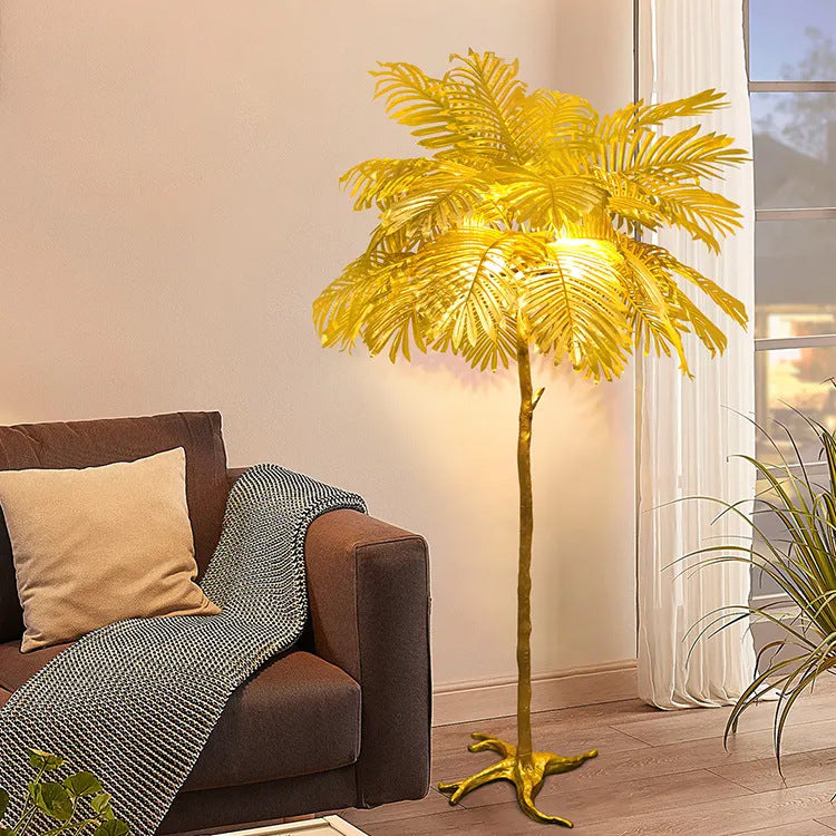 Nordic Tree Fabric Resin Floor Lamp