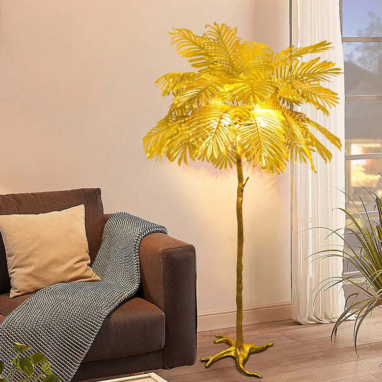 Nordic Tree Fabric Resin Floor Lamp