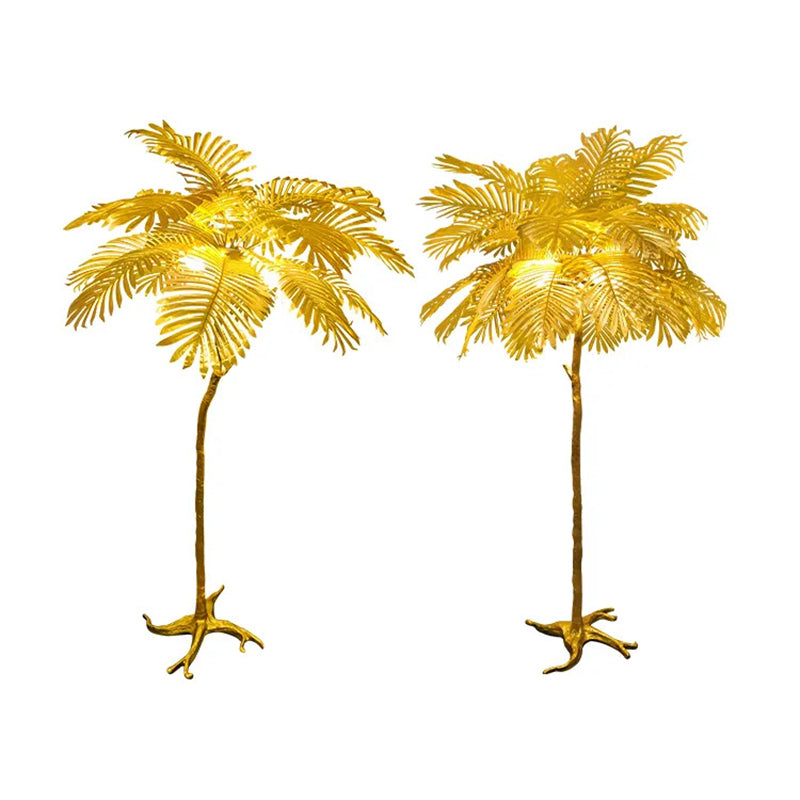 Nordic Tree Fabric Resin Floor Lamp
